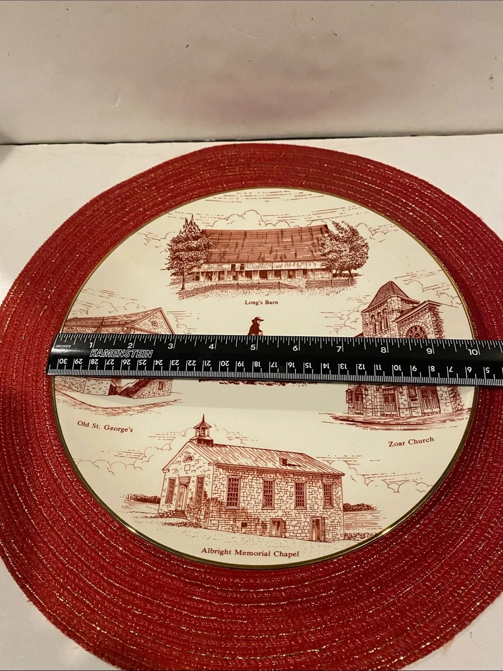 Bicentennial of Methodism 1784–1984 commemorative collectors plate